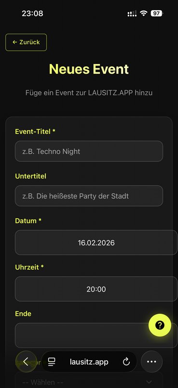 ❤️ Events merken mit Herzchen